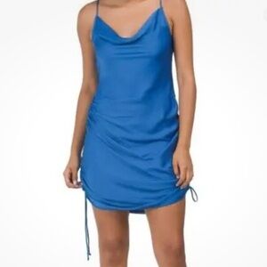 Free People Day to Night Adjustable Blue Slip Dress XS